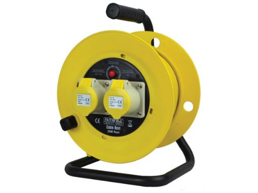 Picture of Faithfull 25m 110V Cable Reel