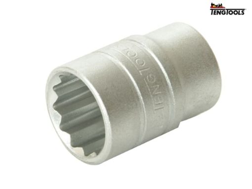 Picture of Teng 17mm x 1/2" Drive 12-Point Bi-Hex Socket