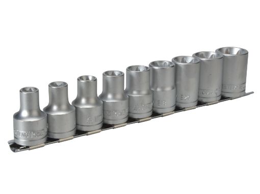 Picture of Teng 1/2" Drive External TORX Socket Clip Rail Set (Pack of 9)