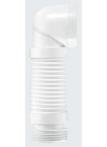 Picture of McAlpine 110mm Flexible 90Â° WC Connector