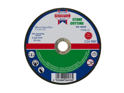 Picture of Faithfull 180mm Stone Cut Off Disc