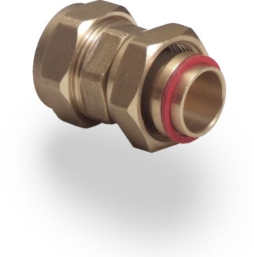 Picture of 15mm x 1/2" Compression Straight Tap Connector 
