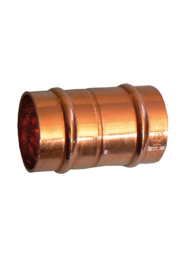 Picture of Prepacked 15mm Solder Ring Straight Couplers