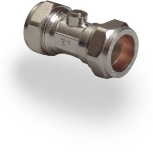 Picture of 22mm Chrome Isolating Valve 