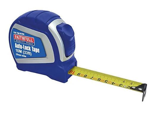 Picture of Faithfull 10m Auto-Lock Tape Measure
