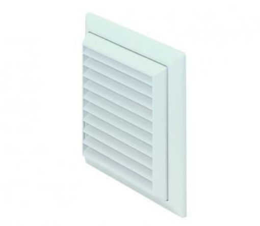 Picture of Domus 100mm Wall Outlet & Louvered Grill