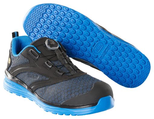 Picture of Mascot Footwear Carbon Safety Shoe BOA Fit System; Mascolayer; XL ExtraLight Black/Royal