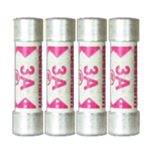 Picture of 3 Amp Plug Fuses