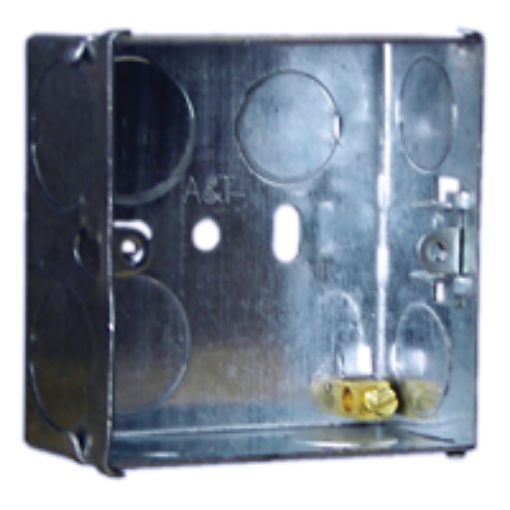 Picture of 25mm 1 Gang Metal Box