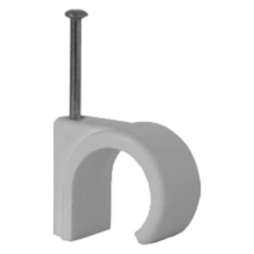 Picture of 3.5mm White Round Clips