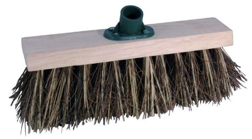 Picture of ProDec Stiff Yard Natural Fibre Broom Head 13"