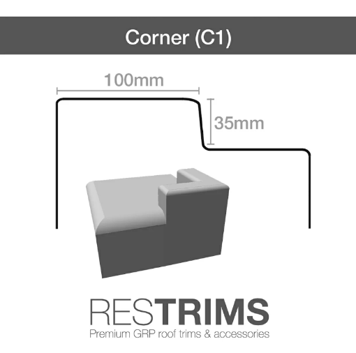 Picture of Res-Tec restrim Corner Piece