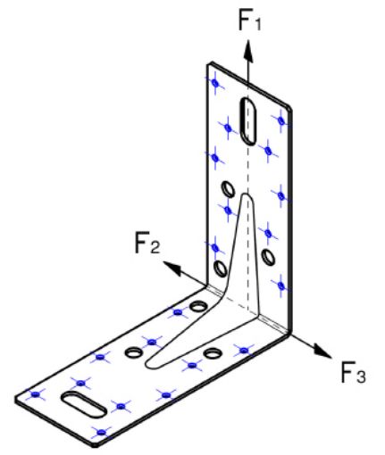 Picture of Expamet Heavy Duty Angle Bracket 150mm x 150mm x 63mm