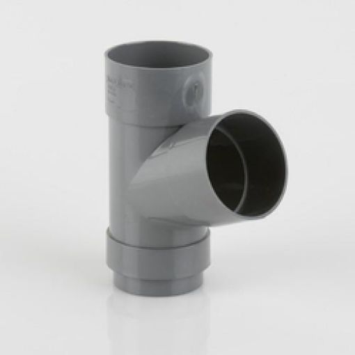 Picture of Brett Martin 68mm Grey Downpipe 112.5Â° Branch