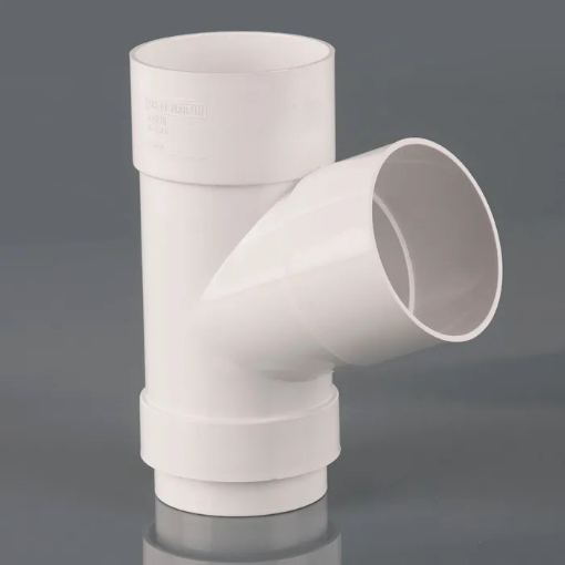 Picture of Brett Martin 68mm White Downpipe 112.5Â° Branch