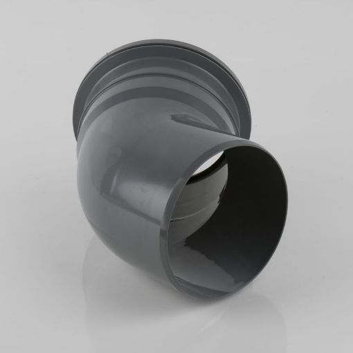 Picture of Brett Martin 110mm Grey 135Â° Single Socket Pushfit Bend