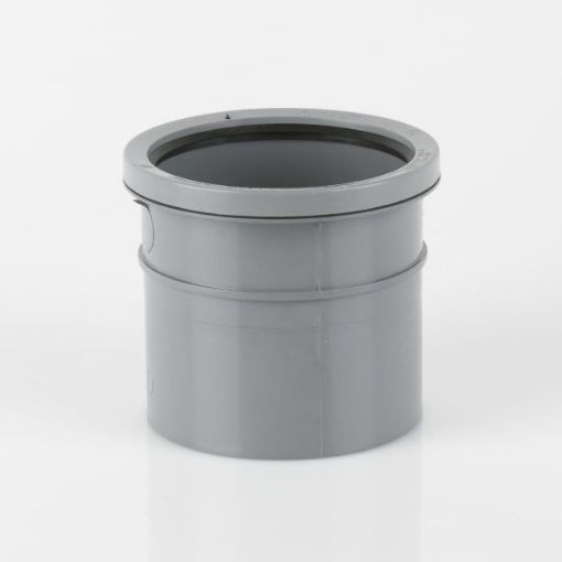 Picture of Brett Martin 110mm Grey Single Socket Pipe Connector