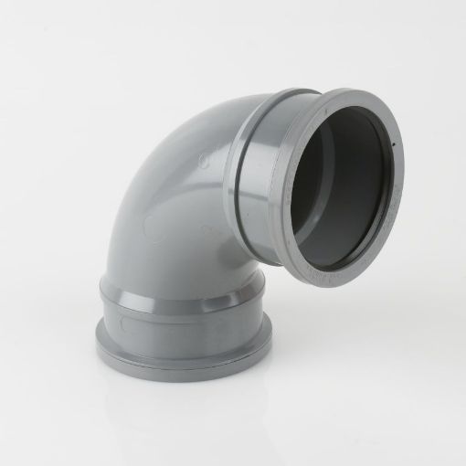 Picture of Brett Martin 110mm Grey 92.5Â° Double Socket Bend