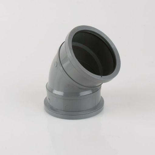 Picture of Brett Martin 110mm Grey 135Â° Double Socket Bend