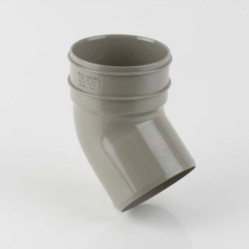 Picture of Brett Martin 110mm Grey Solvent 135Â° Single Socket Bend