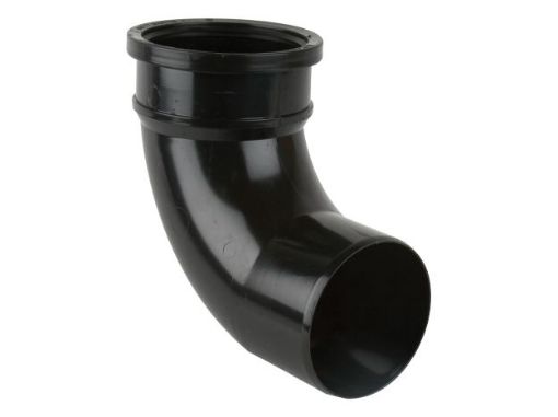 Picture of Brett Martin 110mm Black 92.5Â° Single Socket Pushfit Bend