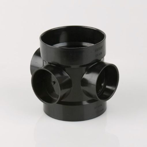 Picture of Brett Martin 110mm Black Short Boss Pipe