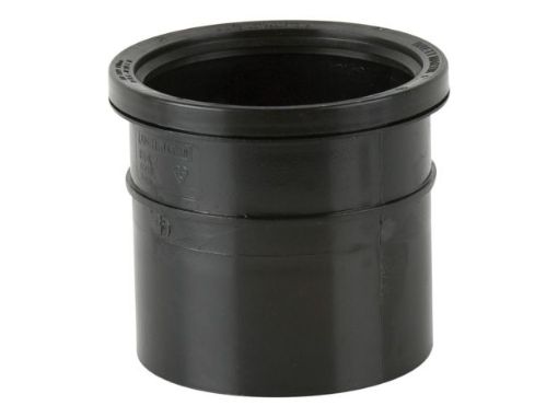 Picture of Brett Martin 110mm Black Single Socket Pipe Connector