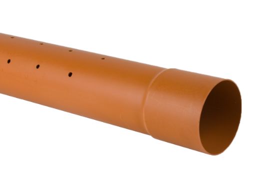 Picture of Brett Martin 110mm Underground Perforated Pipe 6m