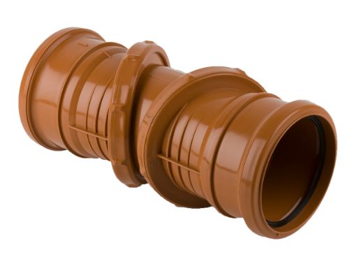 Picture of Brett Martin 110mm Underground Adjustable Double Socket Bend 0-90Â°