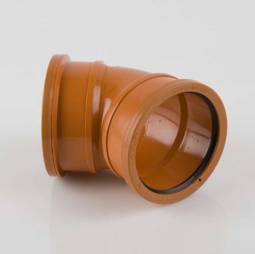 Picture of Brett Martin 110mm Underground 45Â° Double Socket Bend