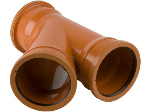 Picture of Brett Martin 110mm Underground 45Â° Triple Socket Junction