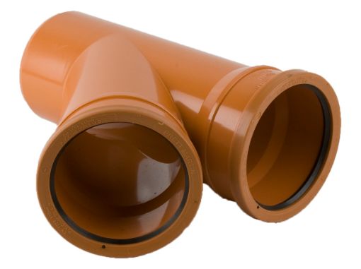 Picture of Brett Martin 110mm Underground Single Socket Junction 45Â°