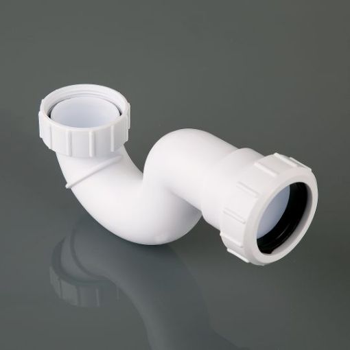 Picture of Brett Martin 40mm Bath/Shower P Trap with 19mm Seal