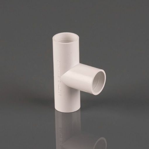 Picture of Brett Martin 21.5mm White Overflow 90Â° Tee