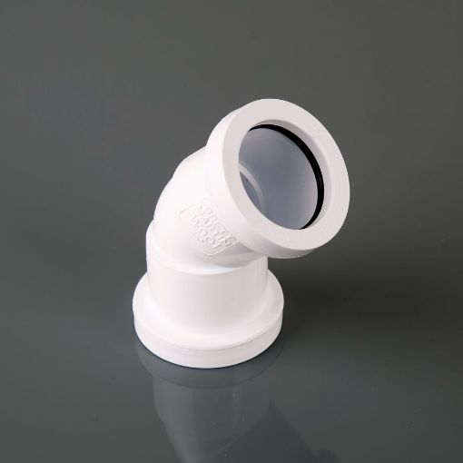 Picture of Brett Martin 32mm White Pushfit 135Â° Obtuse Bend