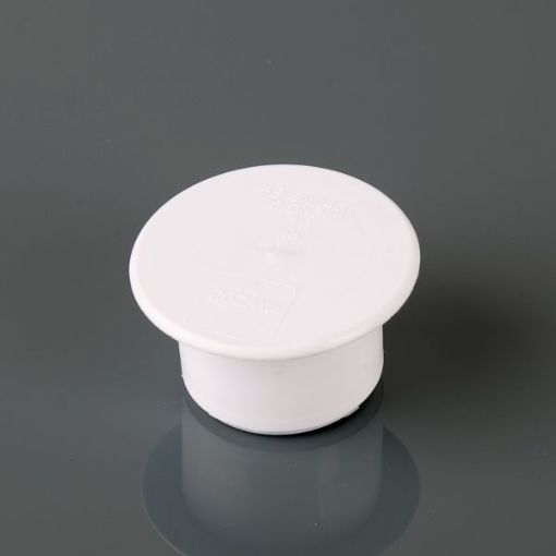 Picture of Brett Martin 40mm White Pushfit Socket Plug