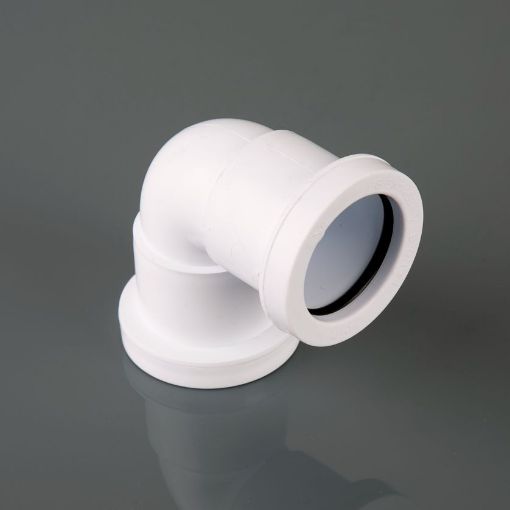 Picture of Brett Martin 40mm White Pushfit 90Â° Knuckle Bend