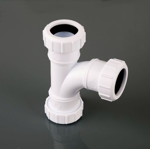 Picture of Brett Martin 32mm White Compression 92.5Â° Swept Tee