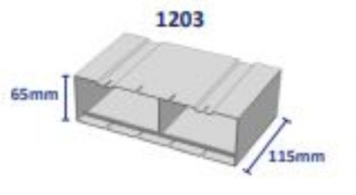 Picture of Timloc Horizontal Front Extension Sleeve for Underfloor Vent
